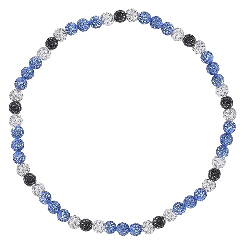 Collier de baseball pour hommes, collier de baseball scintillant, boule de strass, collier de perles, joueurs de baseball, bijoux inspirés des amoureux: 45cm / Or foncé