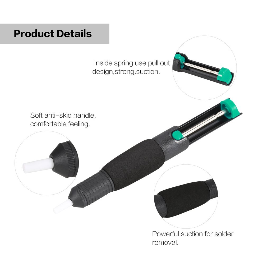 Entlötpumpe für aluminium, lötpistole, entlötstift, vakuum-lötkolben, entlötwerkzeug, handschweißwerkzeug