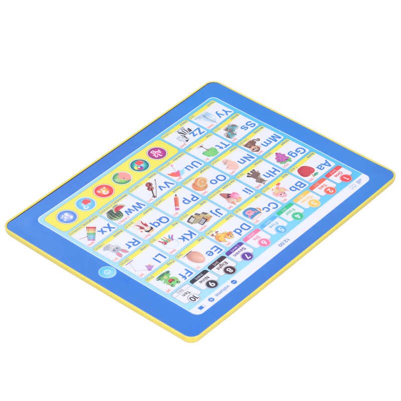 Kids Kind Engels Educatief Leren Vaardigheid Tablet Verjaardag Speelgoed Accessoire