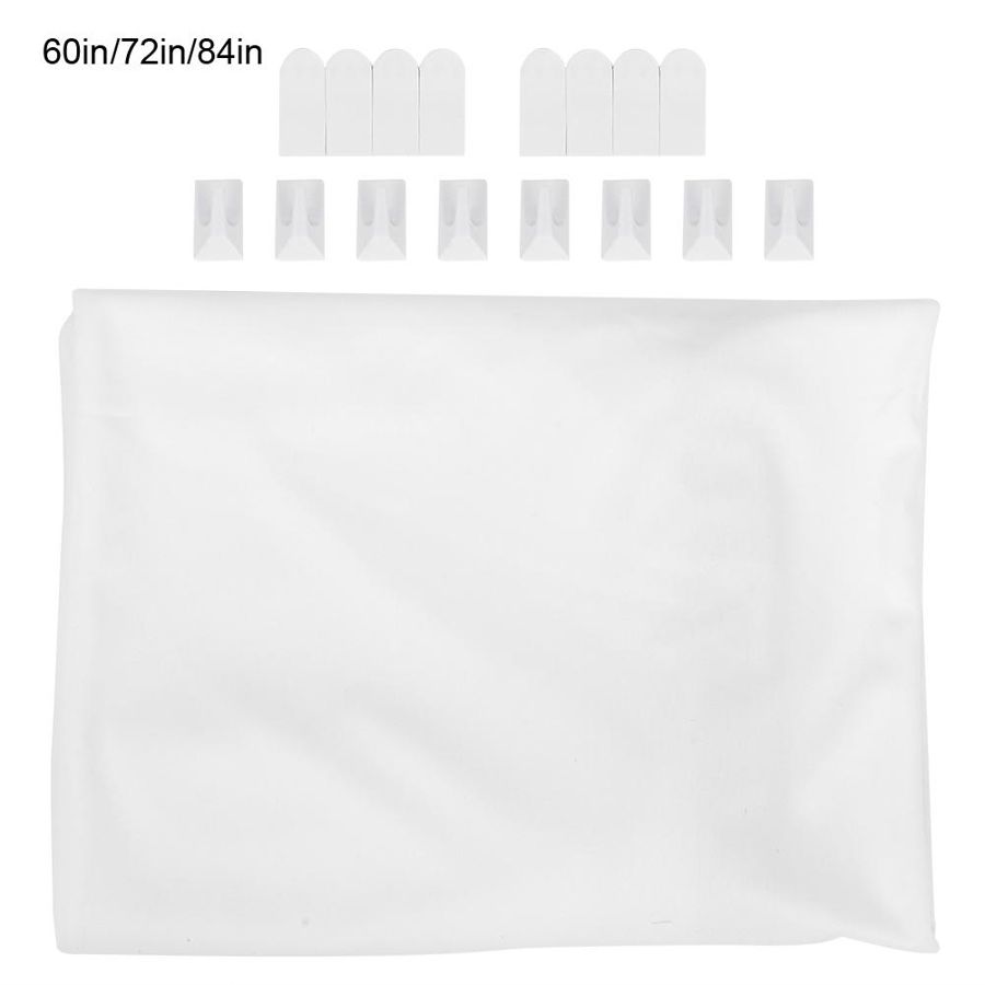 16:9 Portable HD Projector Screen Foldable Projection Curtain for Home Cinema Theater Projector Screen