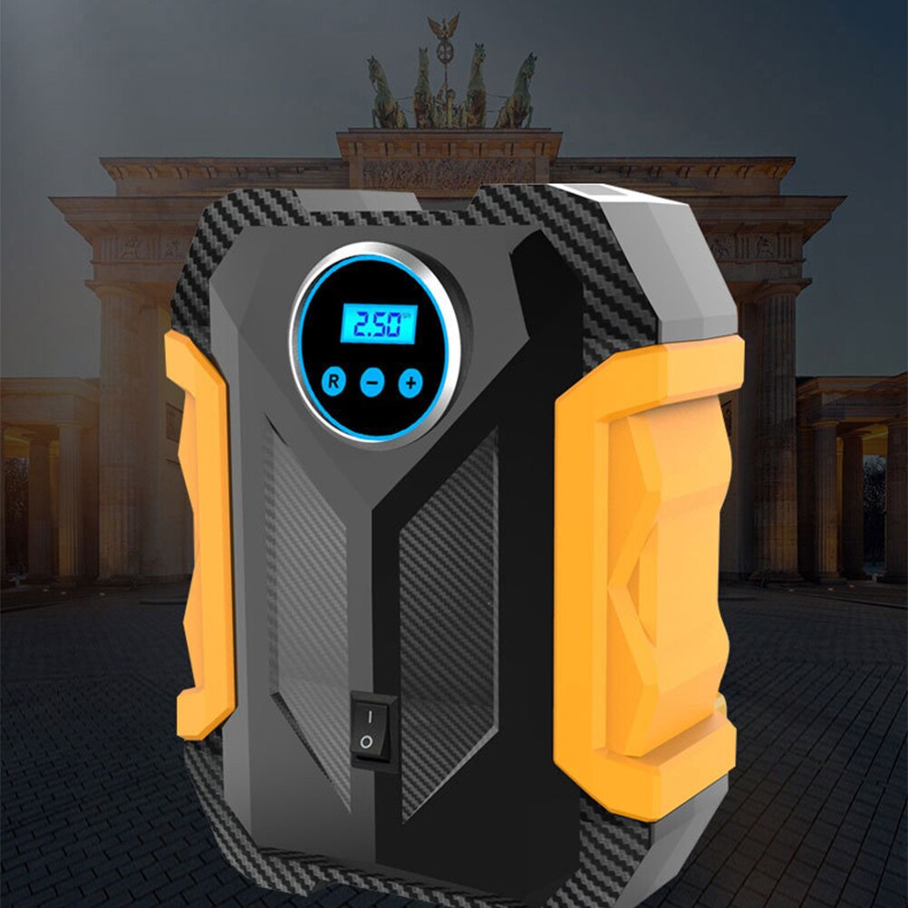 1pc 12V Vehicle Smart Air Pump Mini Tire Inflator Portable Electric Air Pump