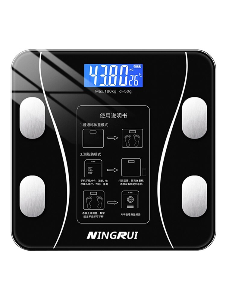 Bathroom Scales LED Screen Body Grease Electronic Weight Scale Body Composition Analysis Health Scale Smart Home