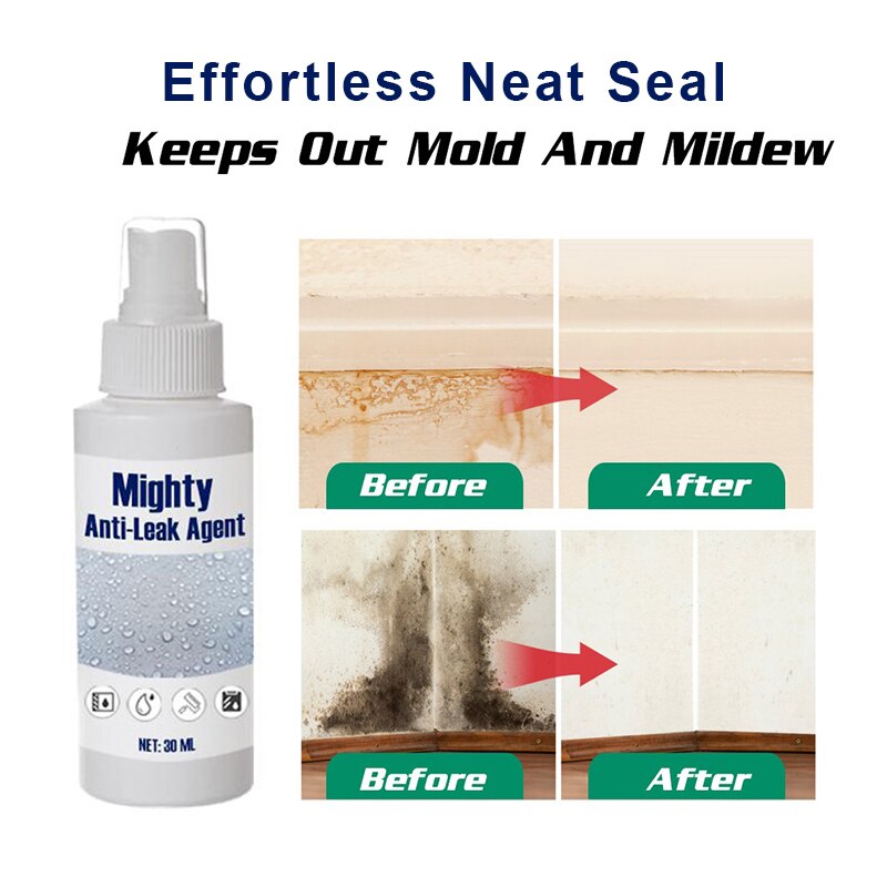 1Pc Mighty Kit Spray Anti-Lekkende Kit Middel Lek-Trapping Reparatie Spuiten Waterdichte Lijm Super Sterke bonding Spray