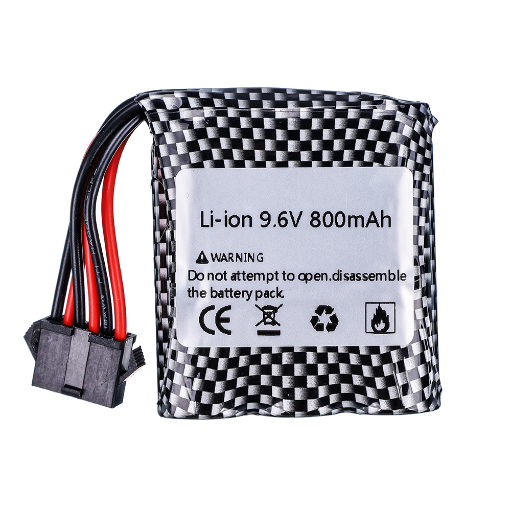 9,6 V 800mAh Li-Ion Akku Für 9115 9116 S911 S912 hoch Energie RC Lkw RC Auto 9,6 v batterie 16500 6P-SM stecker: Gold