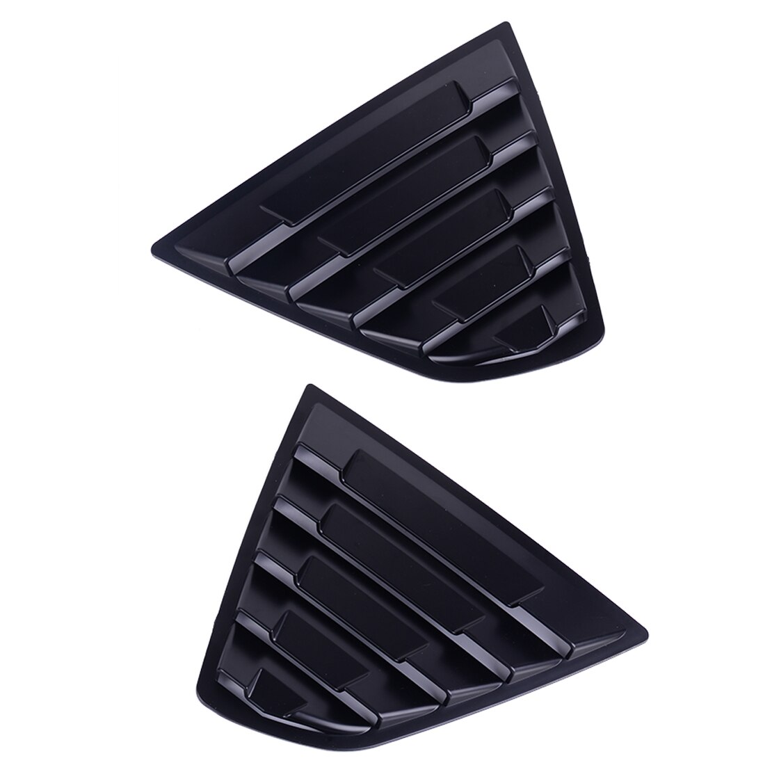 beler Black Car Rear Window Louver Sun Shade Vent Cover Fit for Toyota Camry Sedan