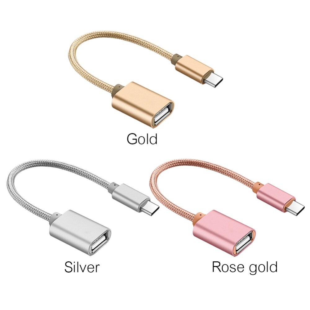 Adaptateur USB Type câble OTG Type C vers USB 2.0 adaptateur OTG type-c pour Samsung HUAWEI Xiaomi MacBook USBC OTG câble de téléphone portable