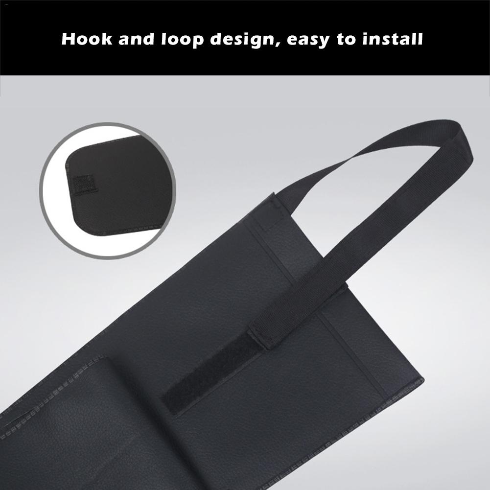 Porte-parapluie de voiture en cuir artificiel | Sac de rangement pour parapluie de voiture, porte-parapluie pliable et étanche, longue ou courte poignée