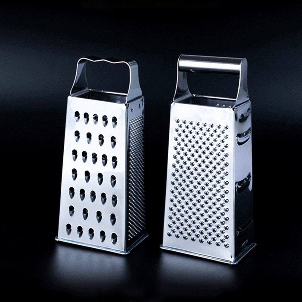 4 Sided Stainless Steel Vegetable Grater Fruit Cutter Handheld Grater Food Mill Machine Peeler Slicer Kitchen Gadgets Tools