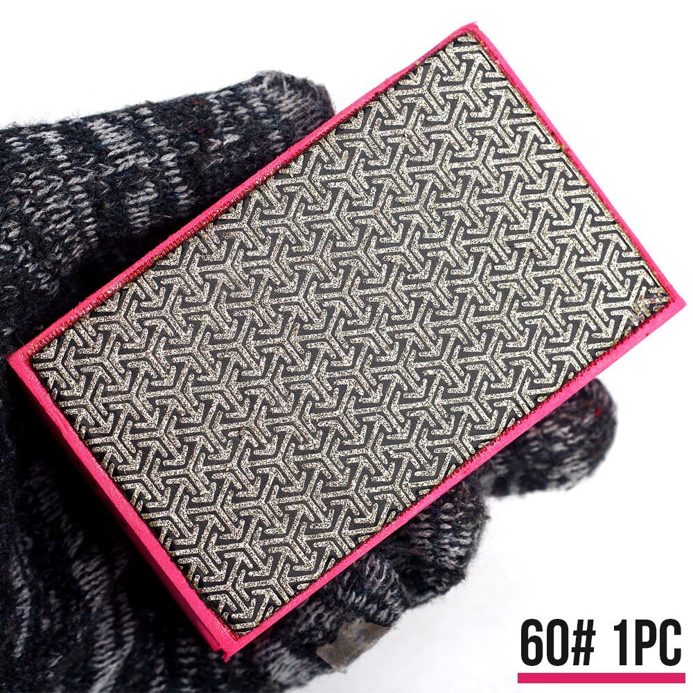 Yijing Diamant De Hand Polijsten Pads Hand Schuren Pads Voor Steen Glas Kunststeen Keuken Schoonmaken Schurende Te: 60-1pc