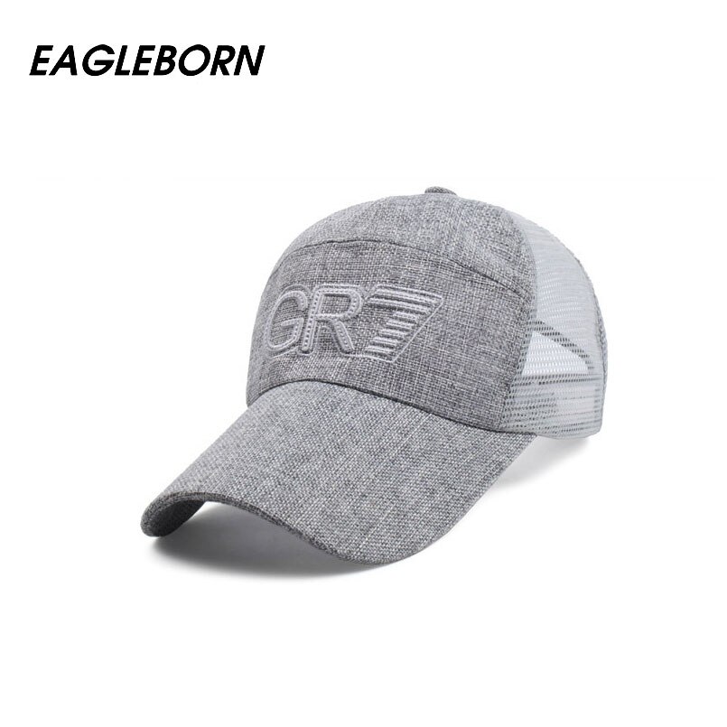 Stijl lente mesh snapback brief baseball pet snel drogende zomer zonnehoed ademende chapeu casual mesh