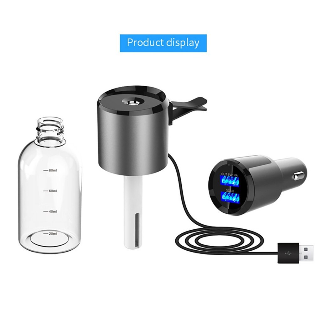 USB Mini Car Humidifier Portable Home Office Air Humidity Increasing Device Car Fast Charger