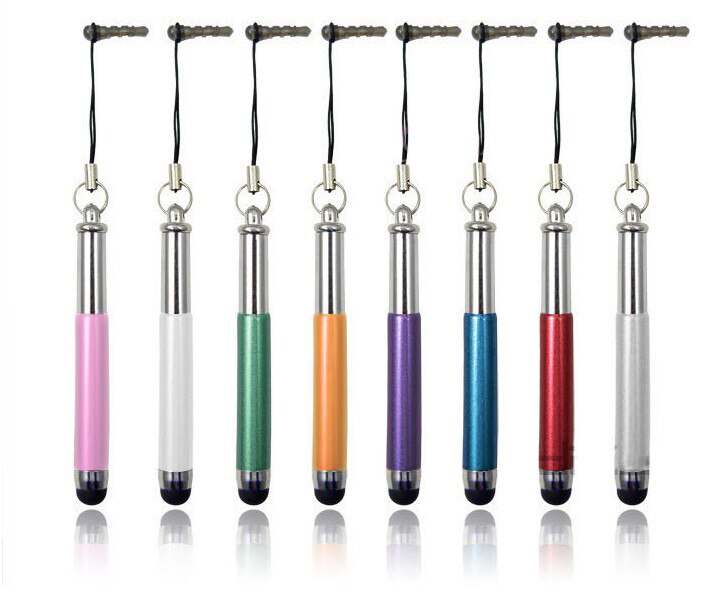 10pcs/lot Retractable Stylus Useful Touch Screen Pen for iPhone 4S 4 3GS iPod Touch iPad