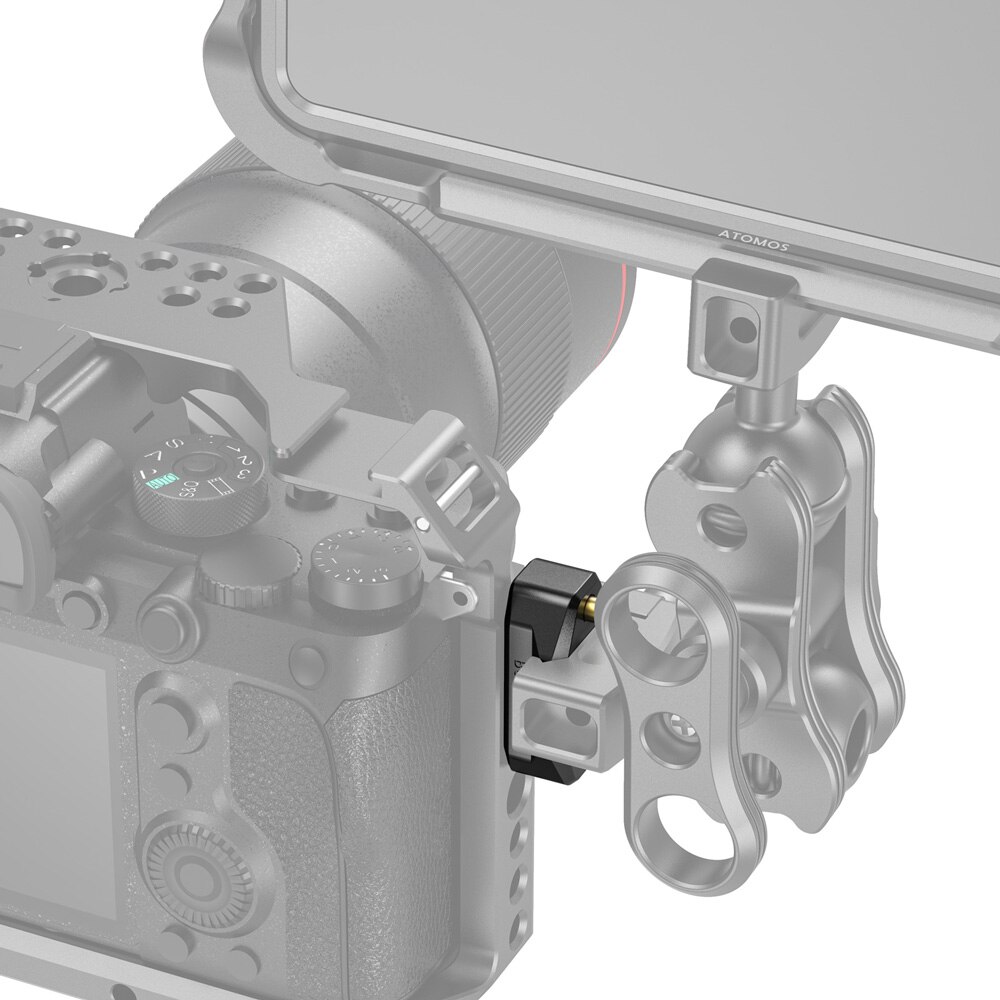 SmallRig lustrzanka cyfrowa szybkozłączka szyna nato ze śrubą ustalającą ARRI kołki zabezpieczające 35mm robić uchwytu nato uchwyt EVF 2501