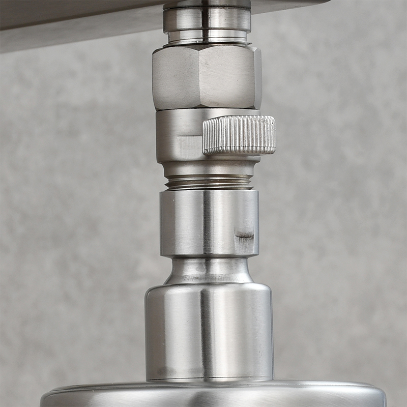 Ciencia G1/2 Shower Head Shut Off Valve Brass Water Control Valve with Short Switch for Fixed Handheld Shower Head Sprayer