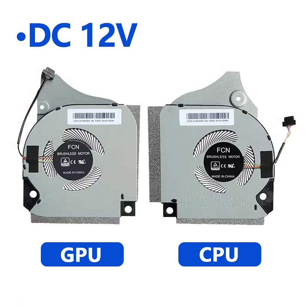 12 V/5 V NEUE OEM Für Dell G5 5590 G7 7590 G7 7790 P82F Laptop CPU GPU Lüfter kühlkörper Lüfter Kühler 006KT2 DC04TH: Grün