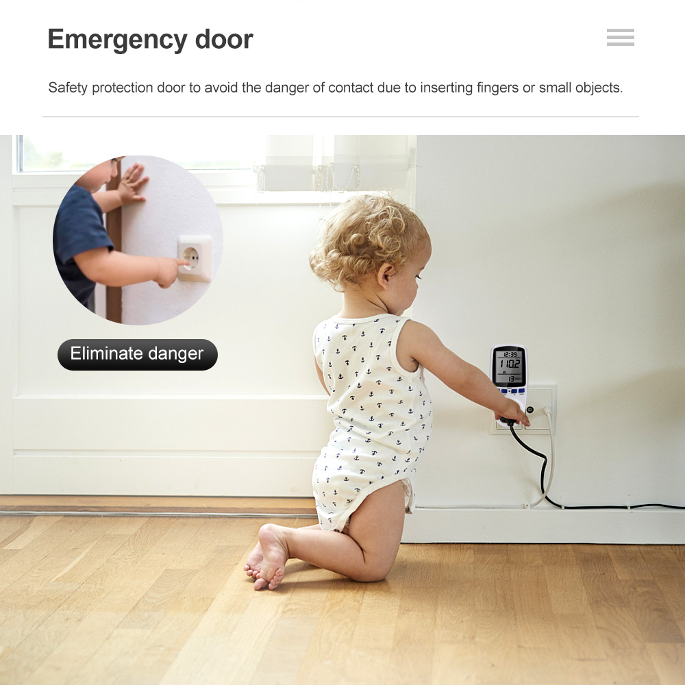 Power Meter Digital Wattmeter vu Meter Single Sockets Electricity Energy unit Meter Dynamometer Electric Consumption kwh Meter