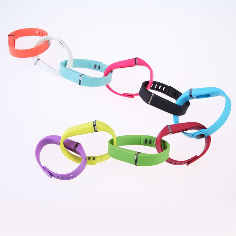 Vervanging Grote Band Voor Fitbit Flex Draadloze Activiteit Armband Armband Kleurrijke Siliconen Polsband Armband Jc
