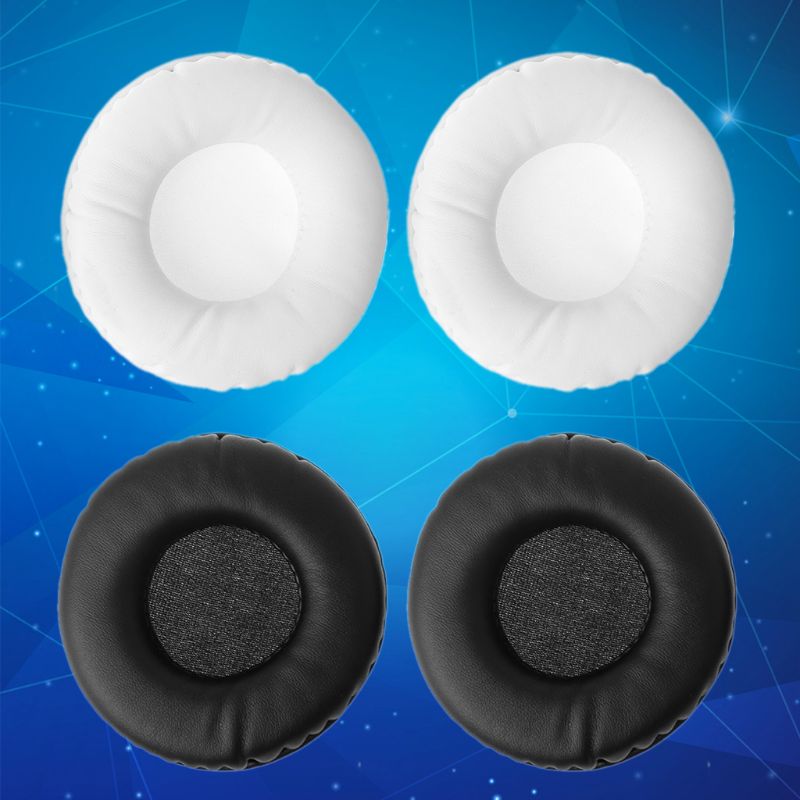 Een Paar Zwarte Vervanging Oorkussens Kussens Voor Sony MDR-V55 Mdr V500 V500DJ V55 MDR-7502 Hoofdtelefoon (80Mm)