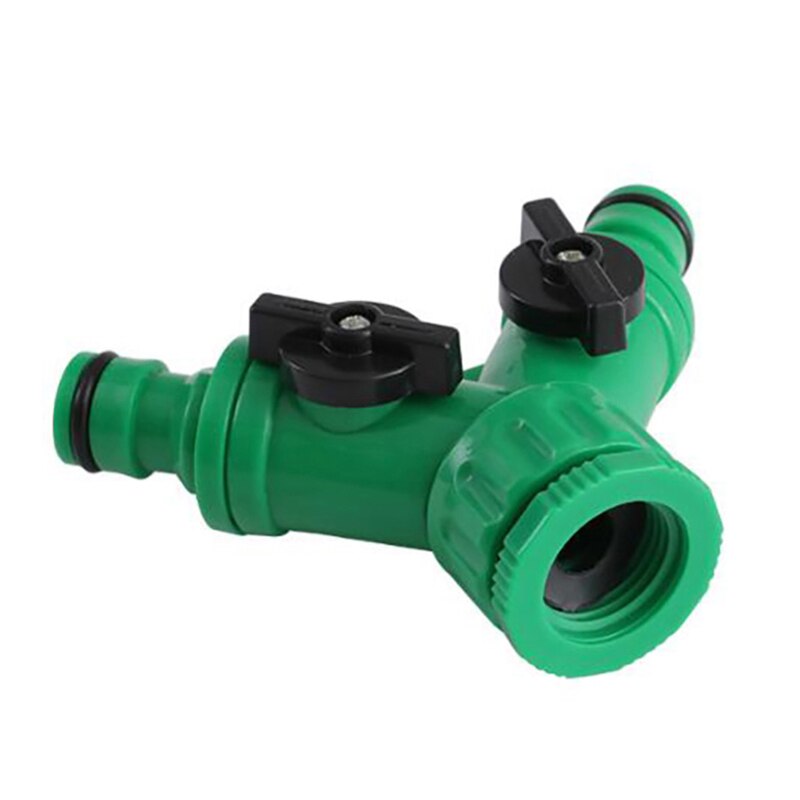 Garden Hose Splitter 2 Way Y shape Connector Hose Adapter Gardening Supplies MYDING