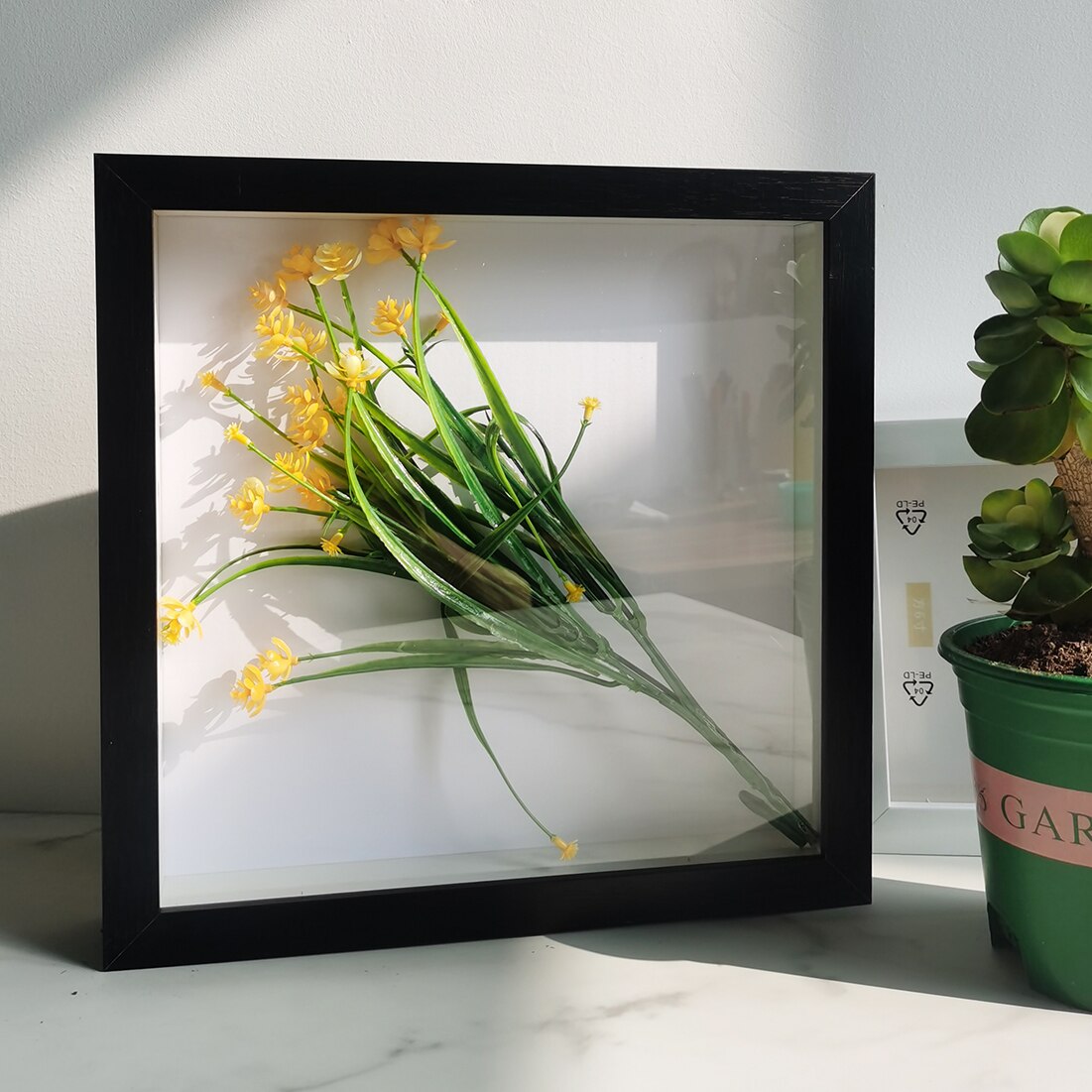 Marco de caja de sombra, marco de fotos de madera de 3cm de profundidad para mostrar trabajos tridimensionales, marco de fotos de madera 3D DIY, decoración de fotos