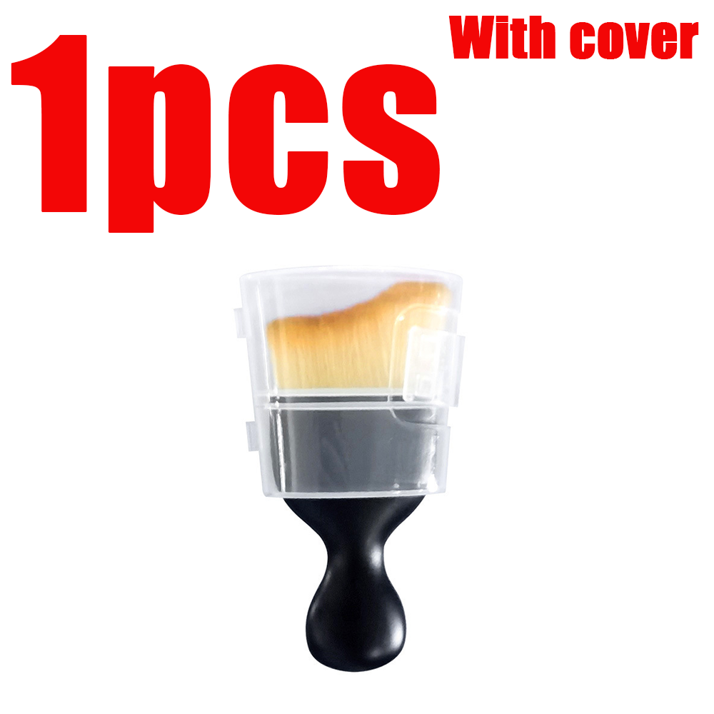 1/2/5Pcs Auto Innen Reinigung Pinsel Zubehör tragbare Weiche Fell Spalt Detaillierung Conditioner Air Outlet reinigung Artefakt Werkzeug: YELLOW