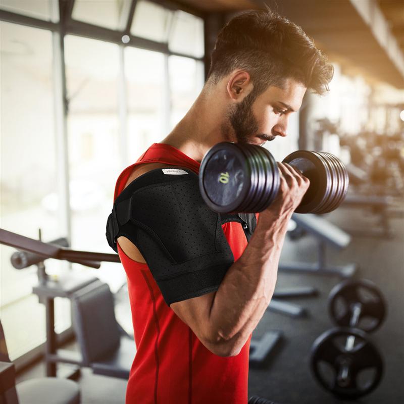 Adjustable Shoulder Brace Breathable Shoulder Compression Sleeve Shoulder Support Left Or Right Arm Shoulder Cuff For Men Women