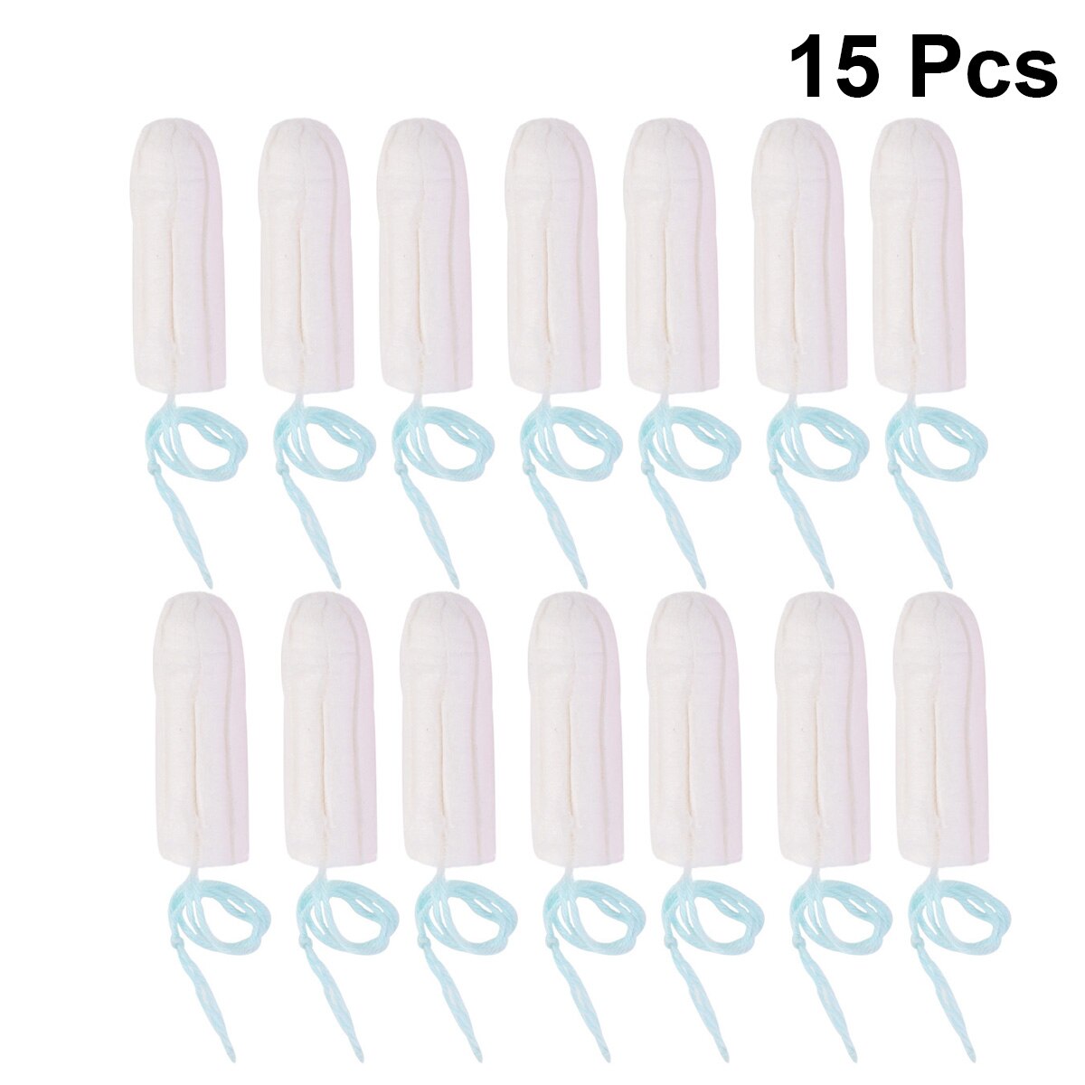 15pcs Finger Helpful Finger Tampon Menstrual Cotton Menstrual Tampon Woman Tampon for Ladies