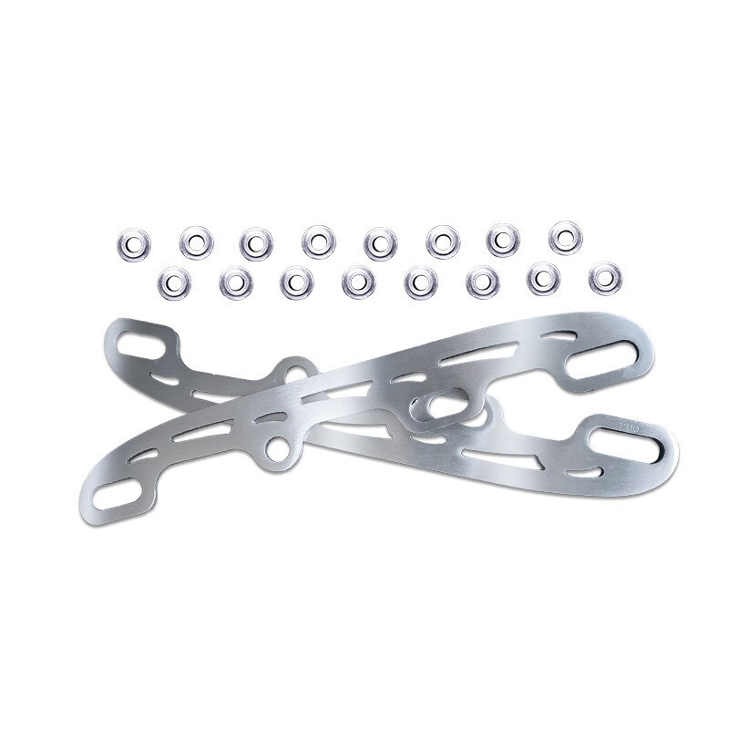 Ice Hockey Blade Ice Skate Roller Replacement Blades Hockey Accessories: Silver L