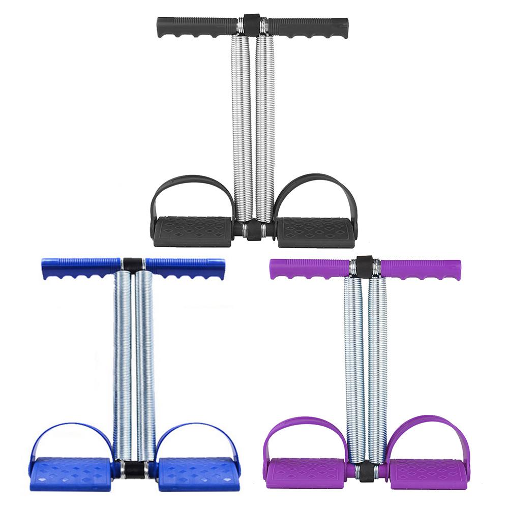 Multifunctionele Elastische Pull Touw Draagbare Dubbele Veerspanning Puller Pull Touw Abdominale Trainer Voor Yoga Fitness Training