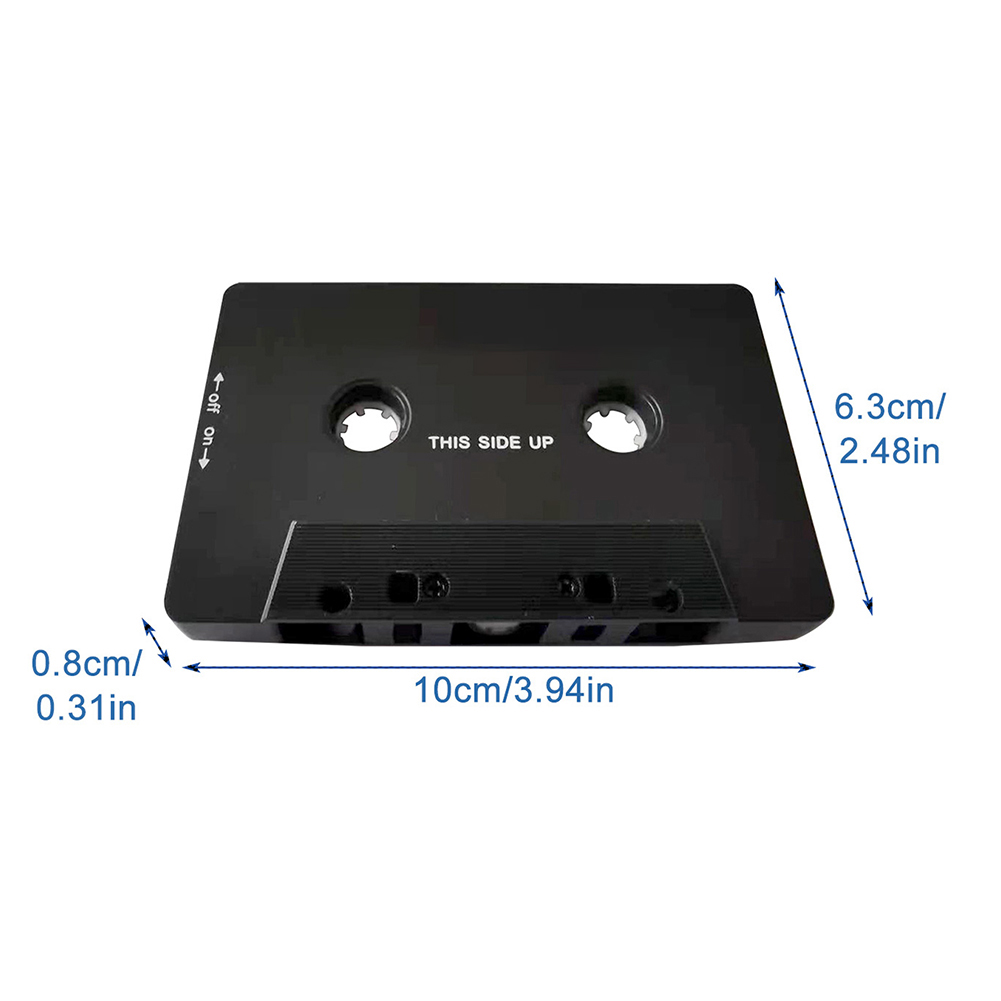 Convertitore Car Tape Audio Cassette Car Cassette Universal Car Audio Cassette Tape Aux adattatore Stereo per adattatore musicale