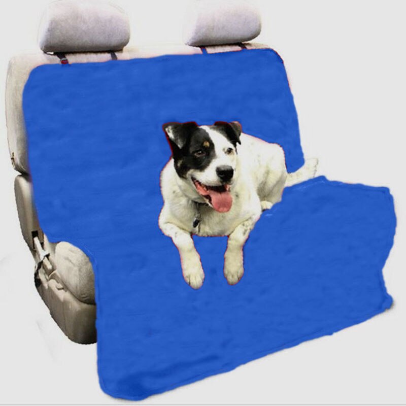 Pet dog cat car home cinturino per sedile anteriore e posteriore tappetino per cani coperta per materasso appeso tappetino di protezione tappetino per auto anti-pelo: blue130 x100cm