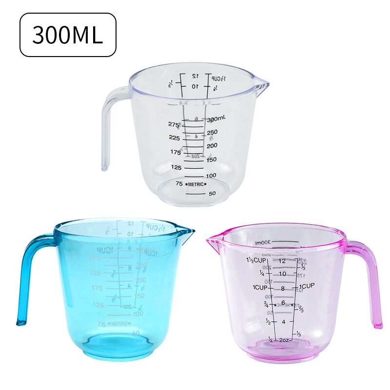 150/300Ml Plastic Maatbeker Dubbelzijdige Afgestudeerd Cup Mok Verdikte Plastic Maatbeker Transparant