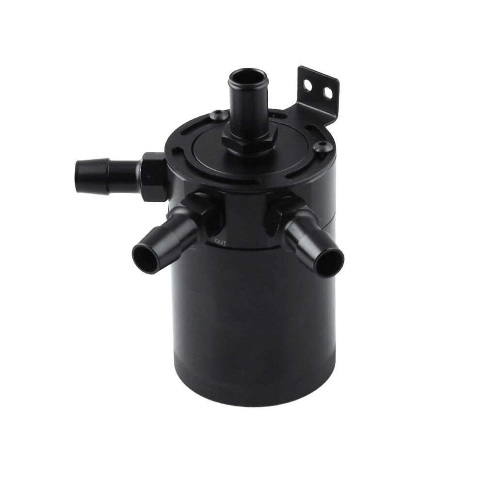 Universal Billet Aluminum Baffled Oil Catch Can Tank Oil Separator