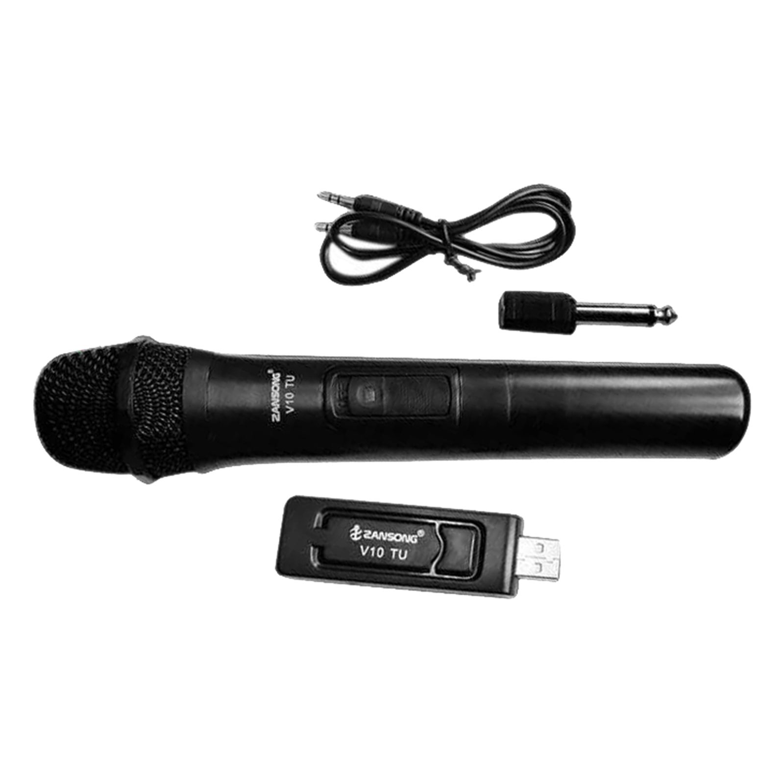 Portable Handheld VHF Wireless Handheld Microphone System with Receiver