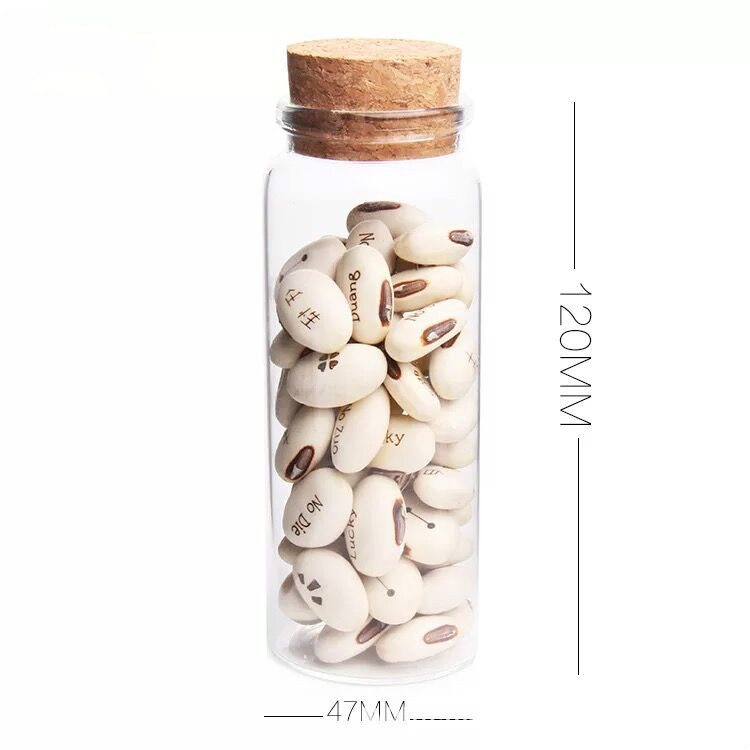 2 Stuks 47*120 Mm 150 Ml Grote Clear Glazen Flessen Met Kurk Lege Spice Flessen Potten Diy ambachten Flesjes Glazen Fles Containers