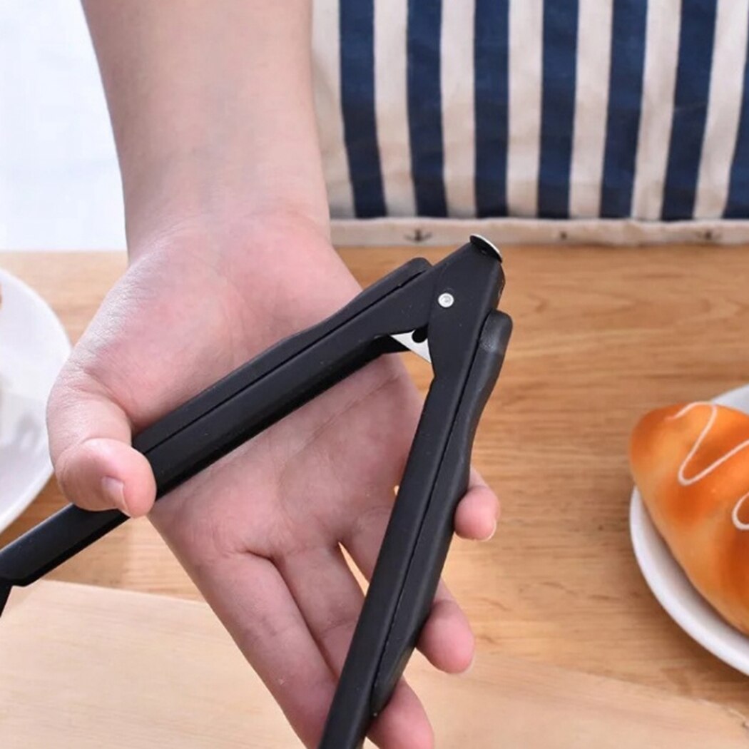 3 Pairs Stainless Steel Food Tongs Nonslip Multifunction Grill Tongs Bread Tongs Cooking Tong Non-Stick Kitchen Tool