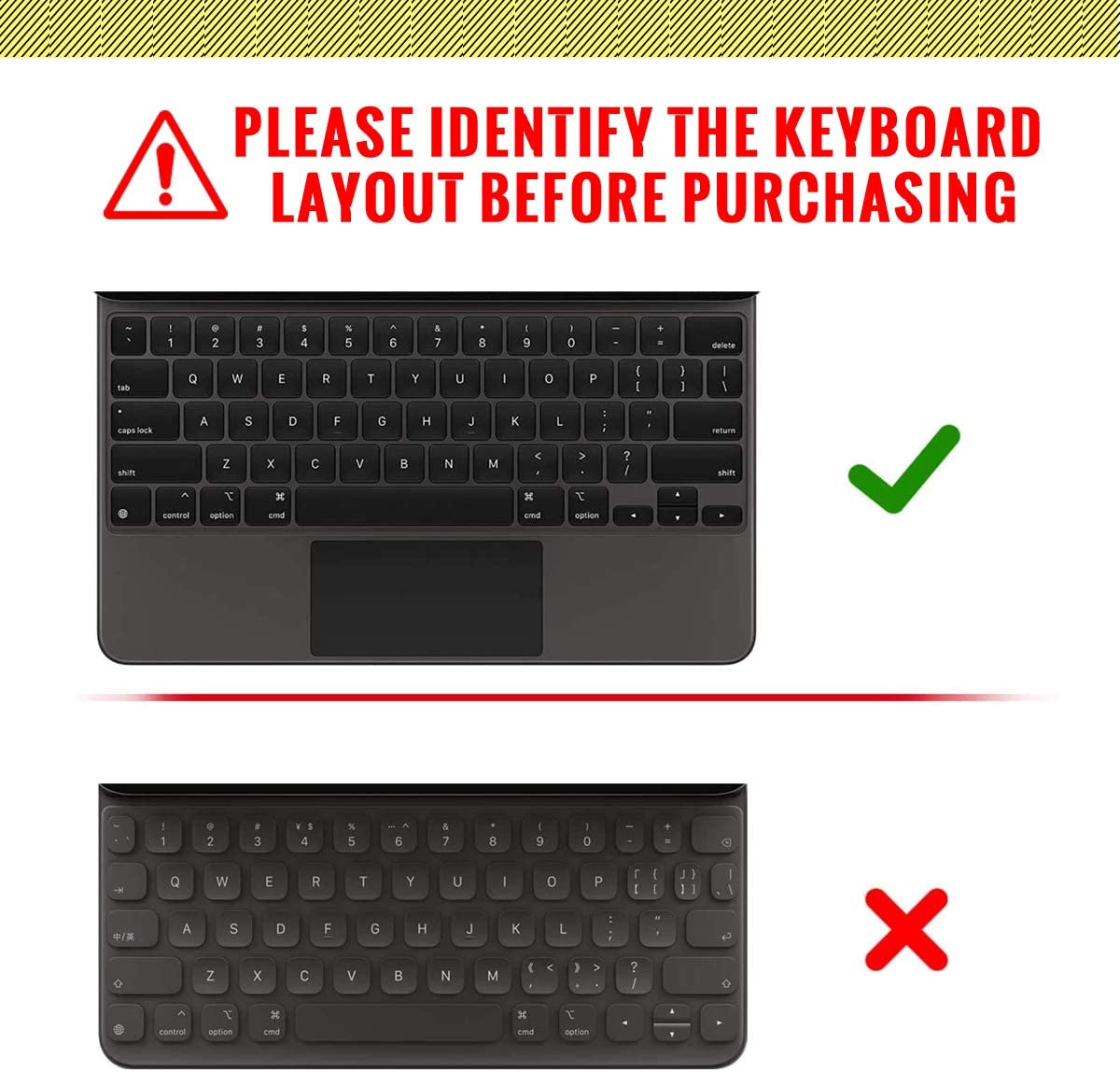 Silicone Magic Keyboard Cover for iPad Pro 12.9 Inch Magic (4nd Generation) Model MXQU2LL/A for iPad Pro 12.9 Keyboard Skin