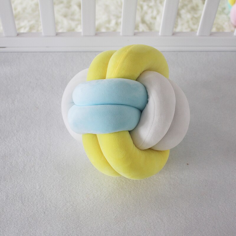 Newborn Baby Room Cushion Pillow Knot Pillow Cuddle Pillows Accessories Kids Room Washable YBD007: D