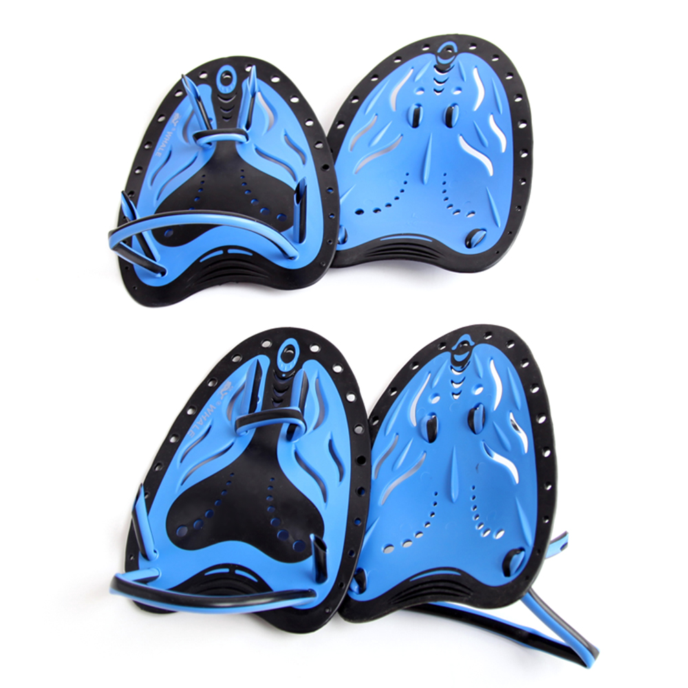 1 par de paletas de natación, mano para principiantes, paleta de entrenamiento, guantes acuáticos con correa ajustable, buceo, mano