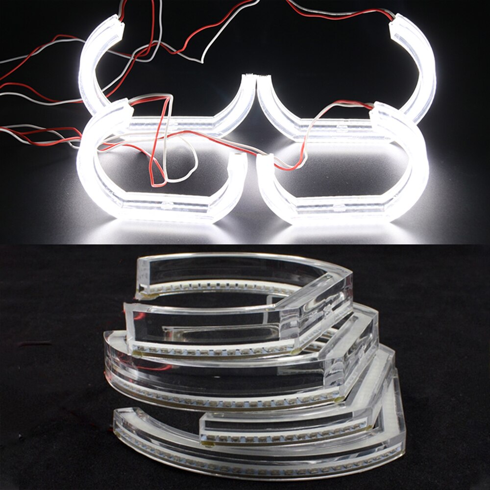 LEEPEE para BMW E90 E92 E93 F30 F35 E60 E53 Auto accesorios LED Angel Eyes DRL coche luces de circulación diurna