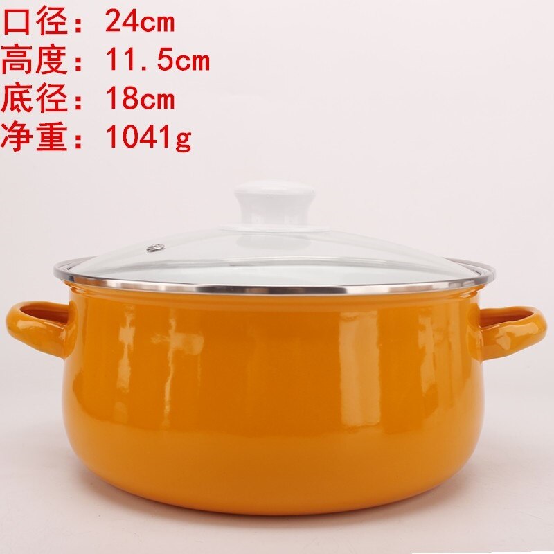 Pink Kitchen Soup Pot Cooking Food Prefered Small Ramen Stock Pot Noodle Cute Glass Lid Pote Mantimentos Pot Groceries OB50DG: 24cm Style 4