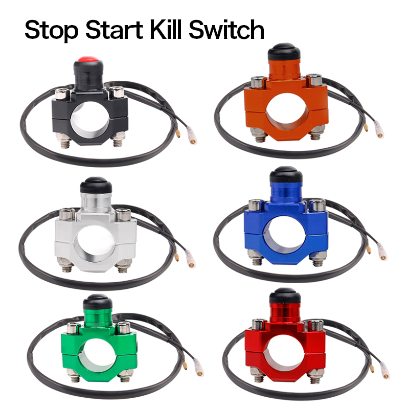 Hurbike-Joli à bouton pour moto, démarreur de moteur, Kill On Off VILLE CNC, universel, arrêt du moteur, démarrage, Kill Switch