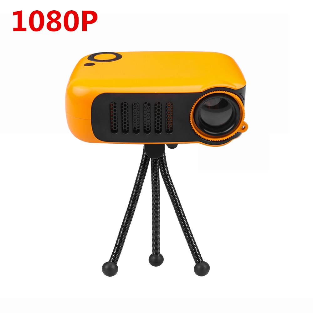 A2000 Mini Draagbare Projector 800 Lumen Eye-Verzorgende 1080P Lcd 50,000 Uur Levensduur Lamp Home Theater Video Projector