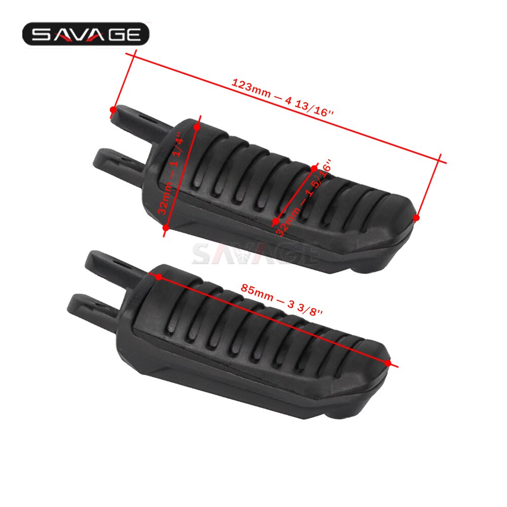 Voetsteunen voor de voorste rijder, voetsteunadapters voor suzuki hayabusa 1999 motoraccessoires pedalen aluminium