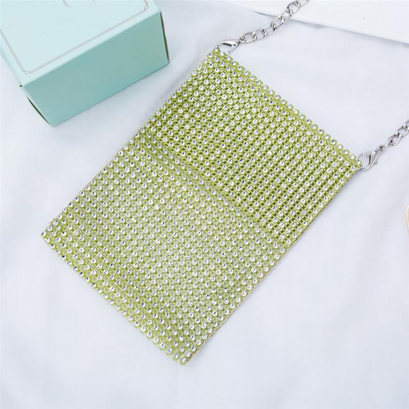 Fanspack Phone Bag Rhinestone Decor Crossbody Bag Satchel Bag Wallet Purse For Women Ladies Girls