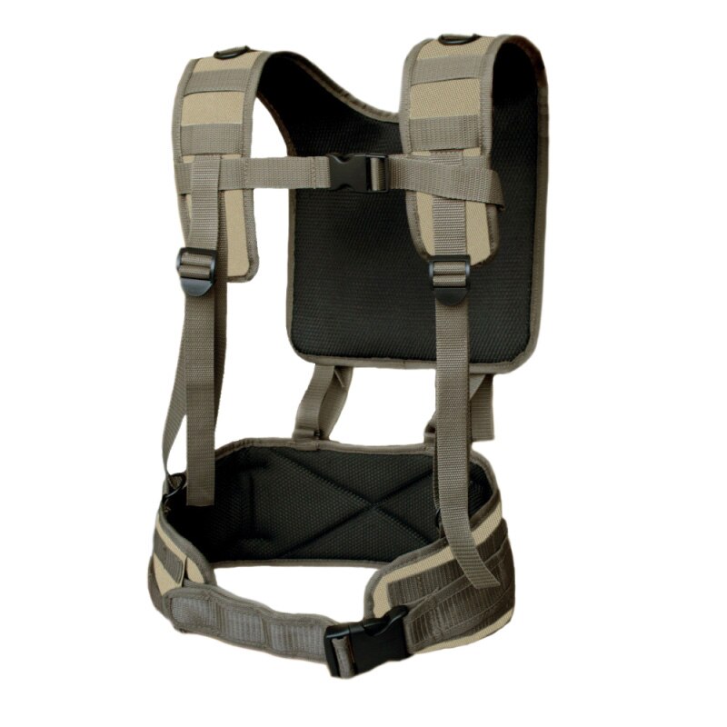 Universal Metal Detector Generic Detecting Harness Sling for Detector Pro Swing with Girdle QJY99: Khaki