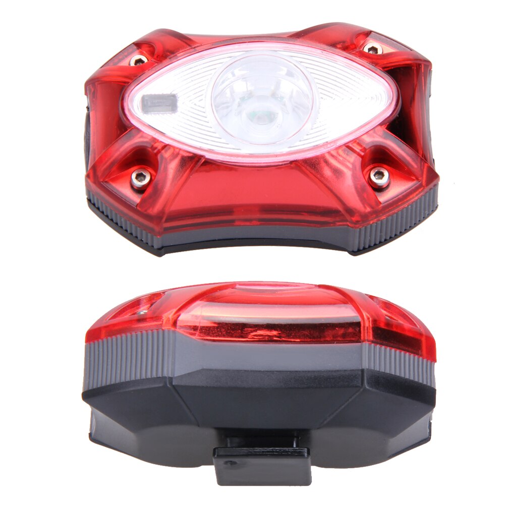 Raypal bicicleta luz 3W USB recargable luz trasera de la bicicleta de lluvia impermeable brillante LED de seguridad ciclismo bicicleta luz trasera