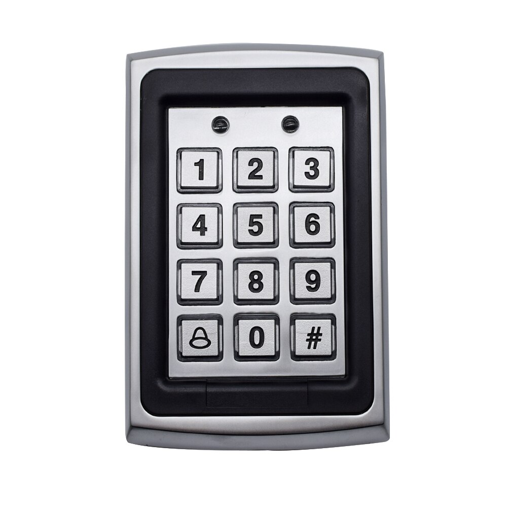Waterproof Metal RFID Access Keypad With 1000 users 125KHz Card Reader Keypad Access System