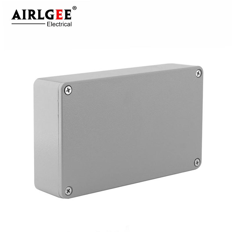 Caja electrónica impermeable IP66 para exteriores, caja de conexiones eléctricas de aluminio fundido a presión, monitoreo, 165x95x39mm
