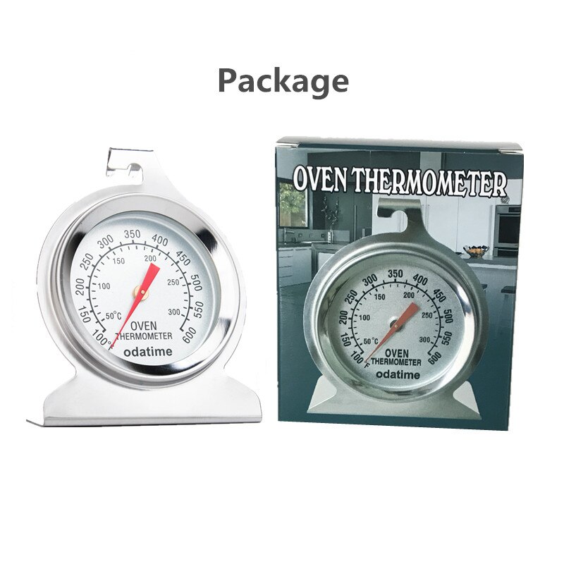Odatime Food Meat Temperature Stand Hang Oven Thermometer Household Stainless Steel Thermometer Kitchen Cooker Baking Supplies